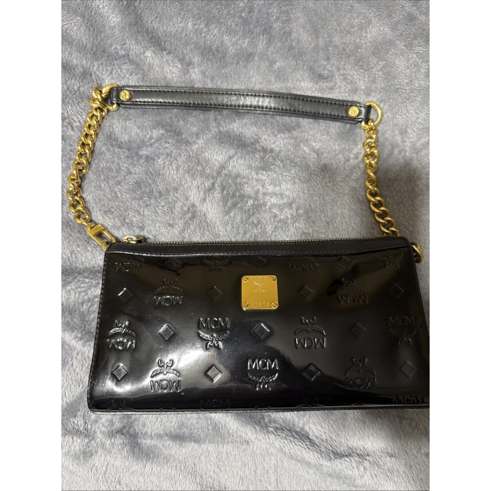 Patten Shoulder Bag MCM Gold Hardware Gold Chain - Picture 14 of 16